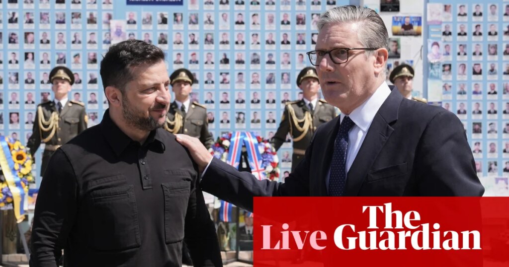 Zelenskyy faces outrage over defence minister sacking as Starmer makes farewell Ukraine visit as UK PM – Europe live | Ukraine