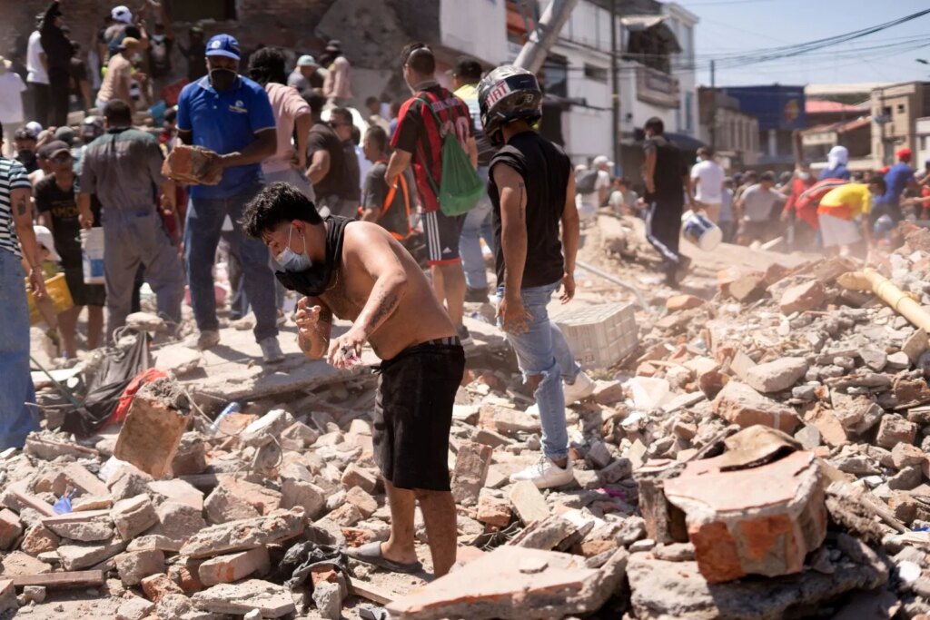 111 dead after Colombia quakes leave trail of destruction | Earthquakes