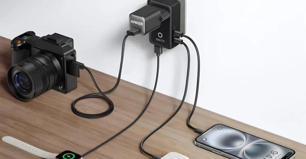 Anker’s travel charger works in almost any country and is down to 