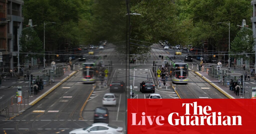Australia news live: man charged after allegedly stabbing woman with scissors in Melbourne | Australia news
