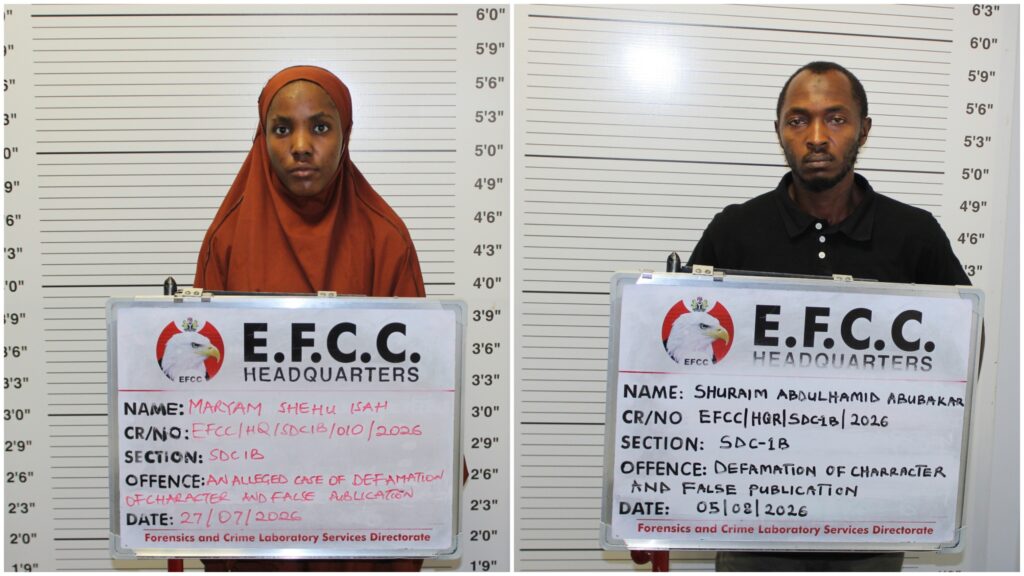 BUK student, another person arraigned over social media posts about EFCC, amid concerns
