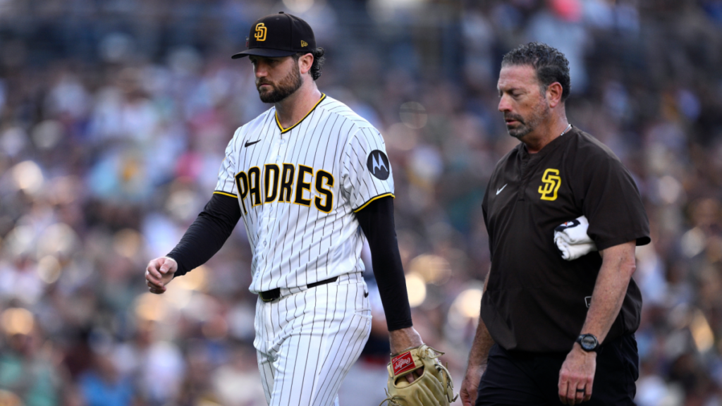 Casey Mize injury: Padres starter sprains ankle slipping down dugout steps