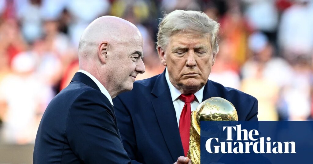 Donald Trump says it would be a ‘terrible mistake’ to replace Fifa’s Gianni Infantino | Fifa Donald Trump says it would be a ‘terrible mistake’ to replace Fifa’s Gianni Infantino | Fifa