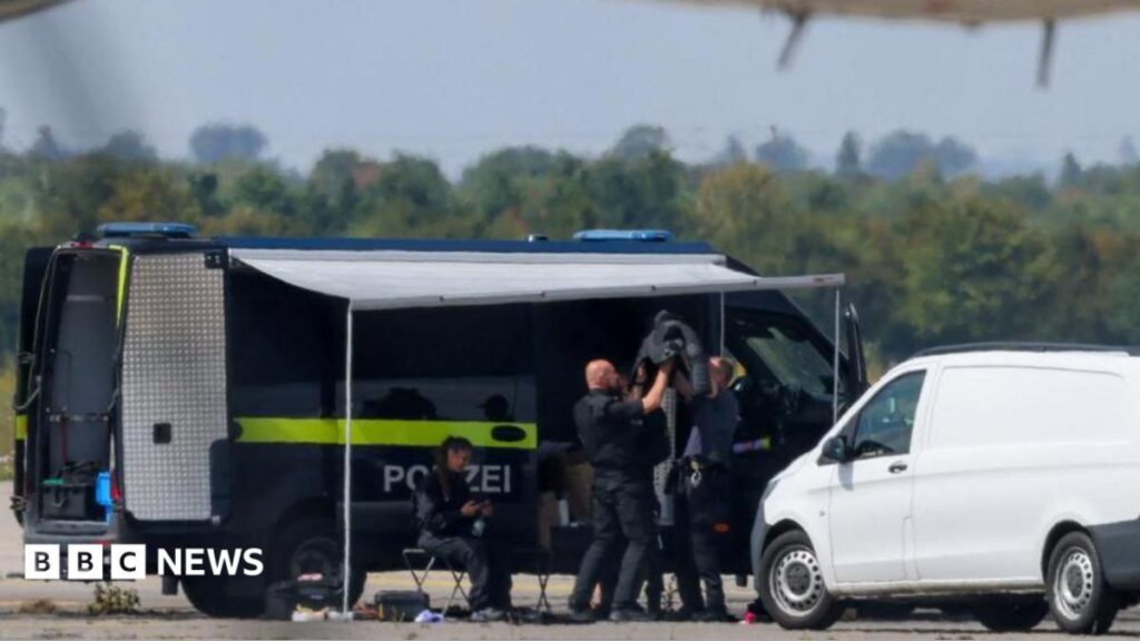 Drone carrying explosives found at Leipzig airport in Germany Drone carrying explosives found at Leipzig airport in Germany