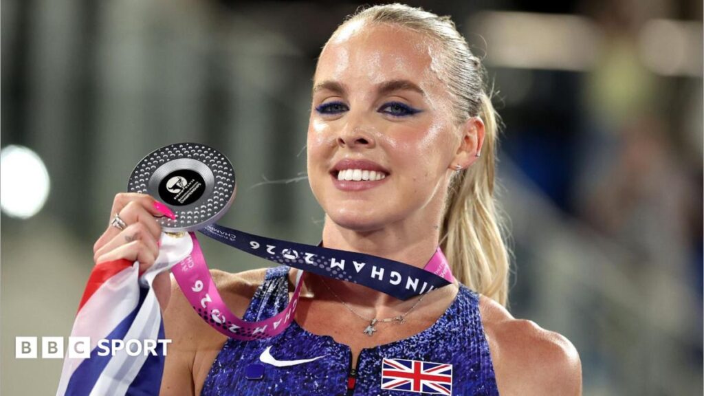 European Athletics Championships 2026: Keely Hodgkinson takes 800m silver behind Swiss rival Audrey Werro