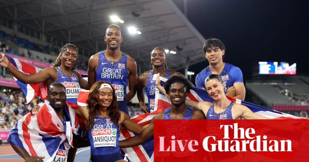 European Athletics Championships: Double gold for Great Britain in 4x100m relays – live reaction | European Athletics Championships