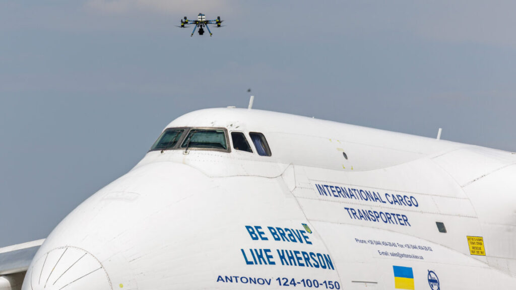 Explosive drone found hovering near Ukrainian cargo aircraft at German airport