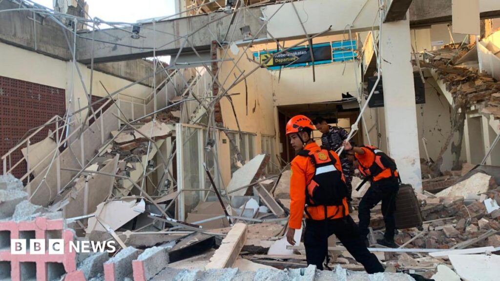 Five dead after 7.7 magnitude Indonesia earthquake