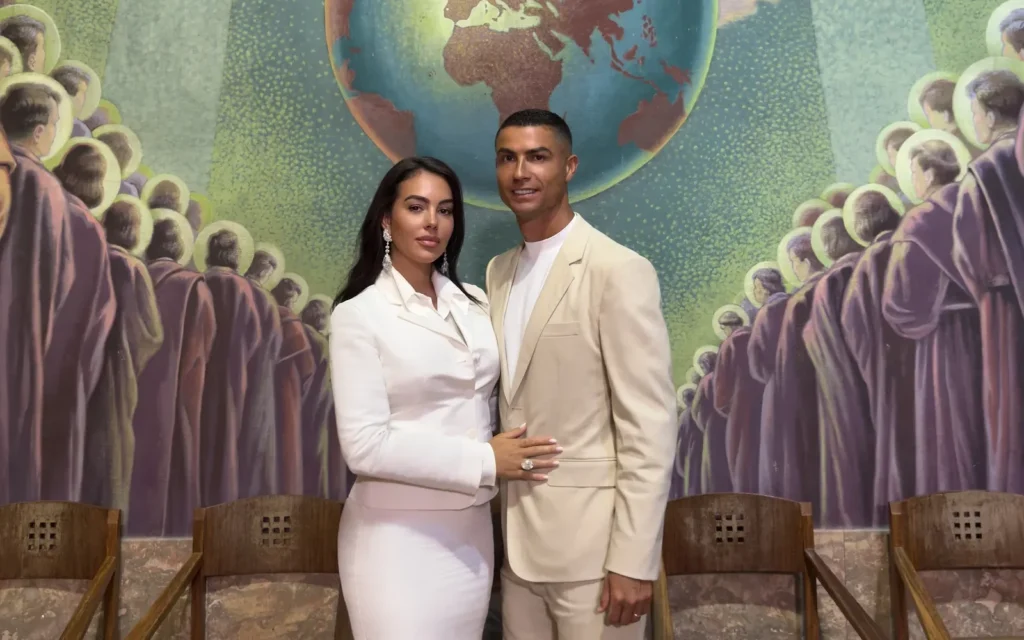 Georgina Rodriguez explains why she married Cristiano Ronaldo in their living room