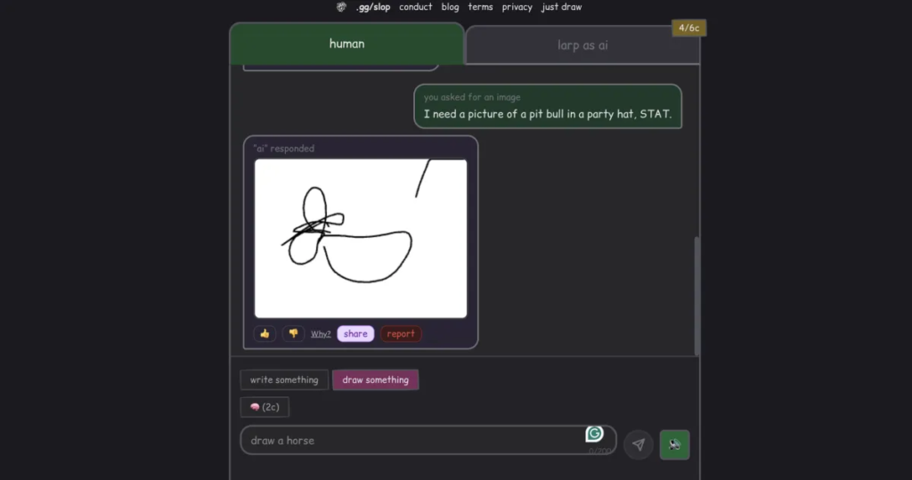 Have a laugh at AI’s expense by roleplaying as a chatbot Have a laugh at AI’s expense by roleplaying as a chatbot