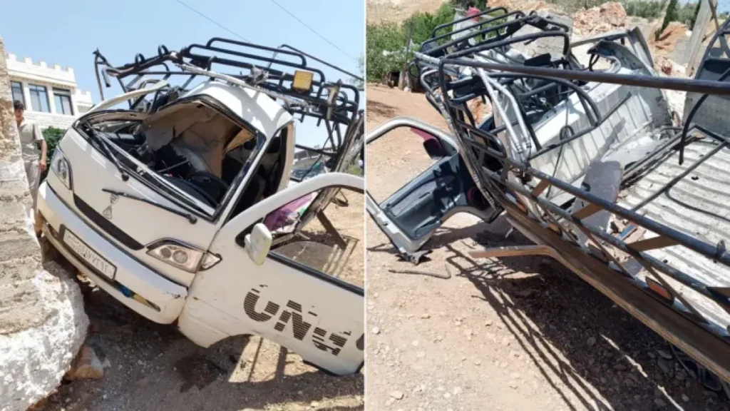 Israeli drone strike on ‘civilian vehicle’ injures several in Syria | Conflict News