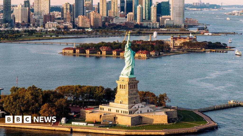 Man arrested after boat capsizes near Statue of Liberty killing woman and infant