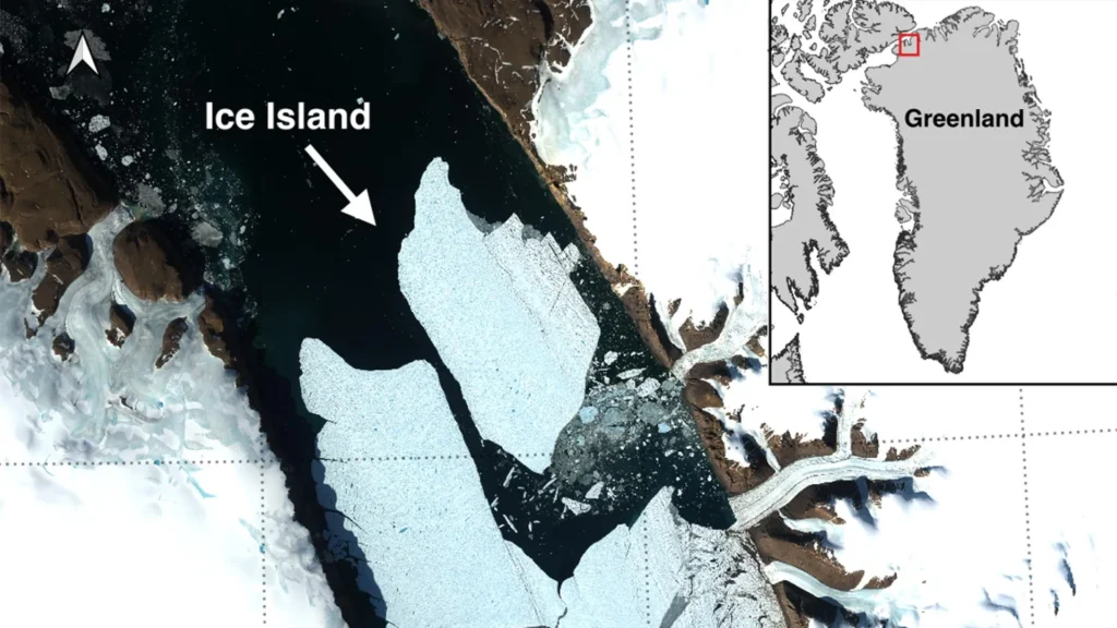 Manhattan-sized ice island breaks off Greenland’s Petermann Glacier