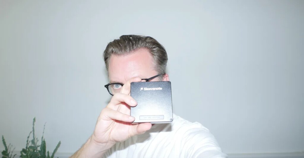 Musician Tom Vek is building the Sleevenote digital music player
