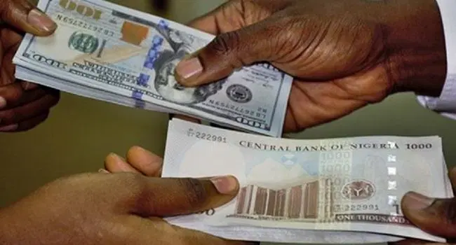 Naira down to N1,405/$ in parallel market Naira down to N1,405/$ in parallel market
