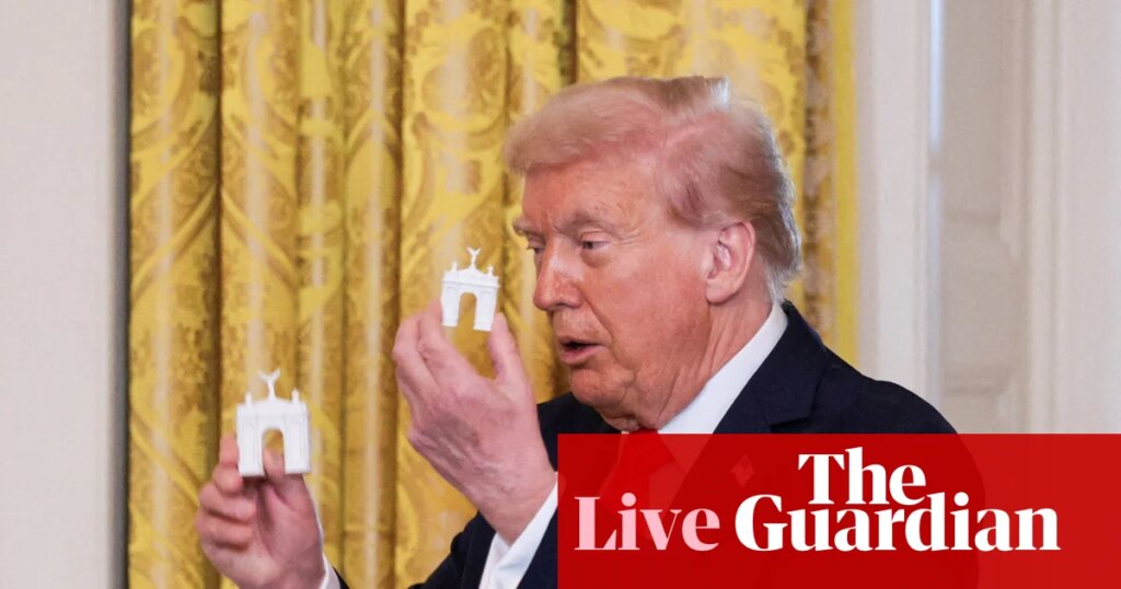 National Park Service supports Trump’s arch even though it would have ‘adverse effects’ on other DC monuments, report says – as it happened | Trump administration