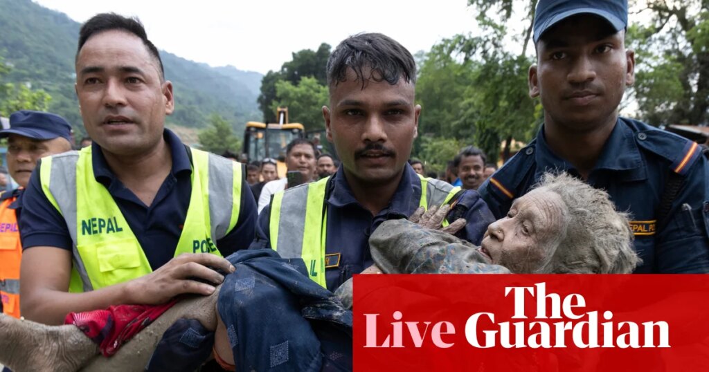 Nepal flash flood live updates: search on for hundreds missing near Tibet border as officials warn death toll could rise higher | Nepal