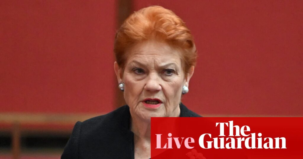 News live: Hanson says Australians should be able to use super for cost-of-living pressures | Australia news