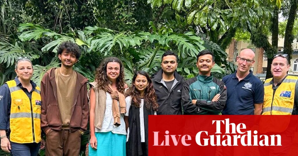 News live: missing Australian woman found safe in Nepal flooding | Australia news