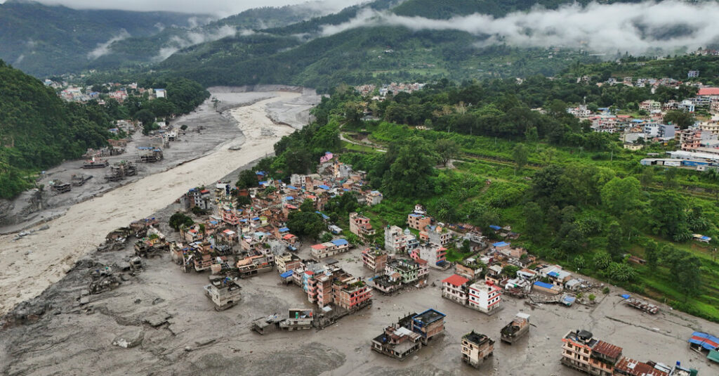 Photos: A Deadly Flood Tears Through Nepal and Tibet