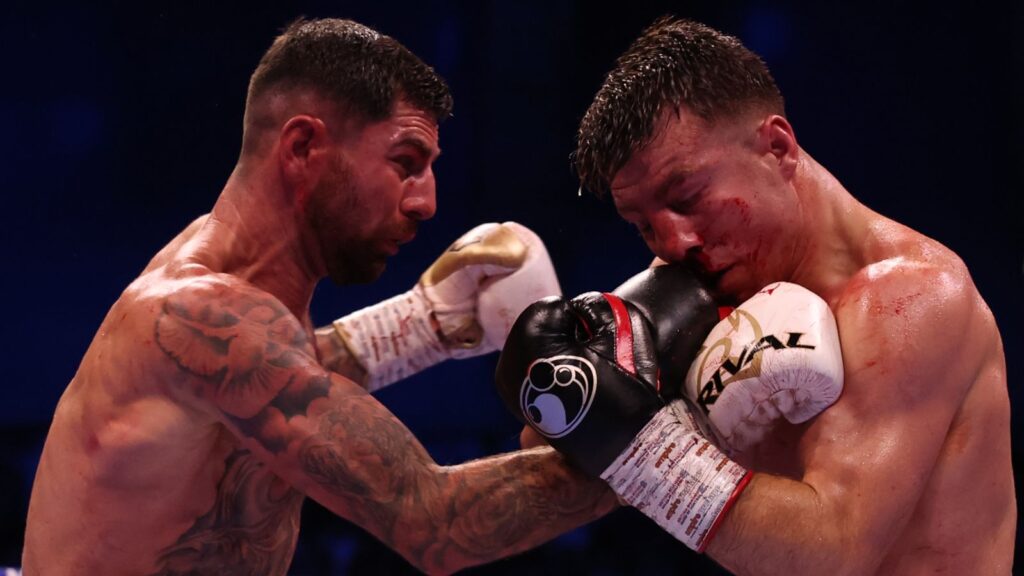 Pierce O’Leary suffers first professional loss after being stopped by Mark Chamberlain in thrilling Dublin fight | Boxing News Pierce O’Leary suffers first professional loss after being stopped by Mark Chamberlain in thrilling Dublin fight | Boxing News