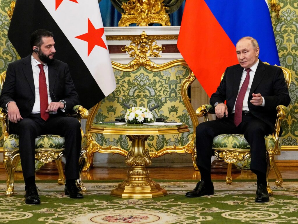Putin and al-Sharaa discuss Russia-Syria relations, deal on military bases | Syria’s War News
