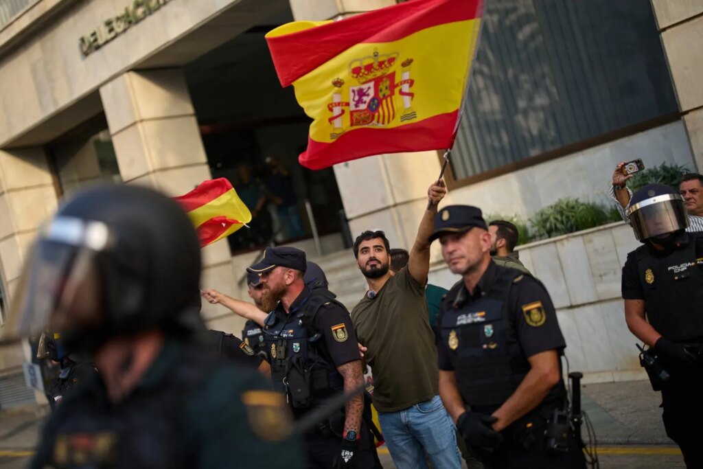 Residents of Spain’s Ceuta shut down far-right anti-migrant rally | Migration