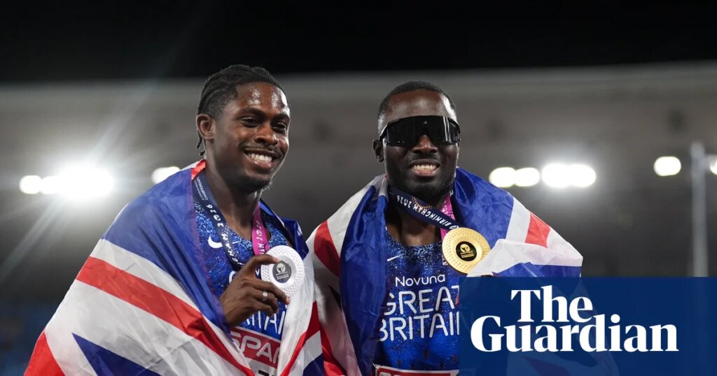 Romell Glave soars to European men’s 100m title in British one-two ahead of Jeremiah Azu | European Athletics Championships Romell Glave soars to European men’s 100m title in British one-two ahead of Jeremiah Azu | European Athletics Championships