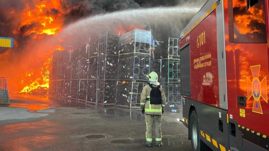 Russian strike on a munitions depot triggers deadly blasts near Kyiv | Russia-Ukraine war