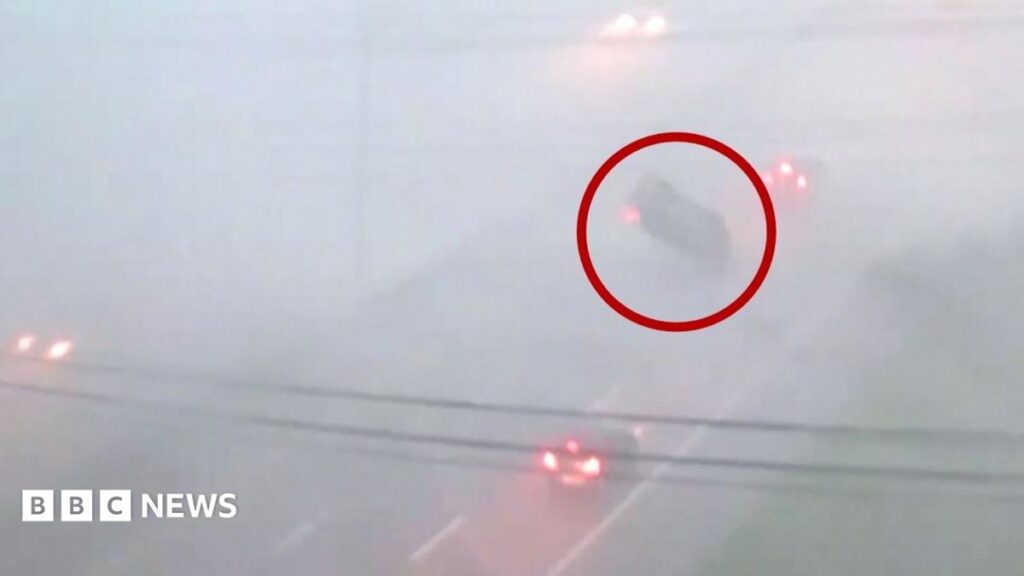 Severe storms overturn vehicle and trigger flooding in Ohio Severe storms overturn vehicle and trigger flooding in Ohio