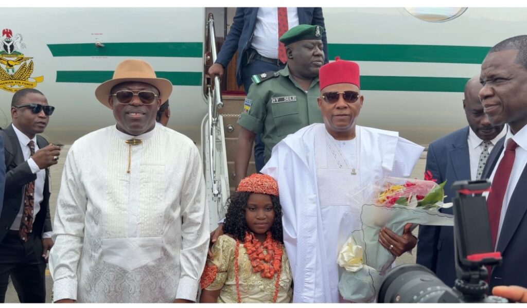 Shettima arrives in Rivers to inaugurate landmark project Shettima arrives in Rivers to inaugurate landmark project