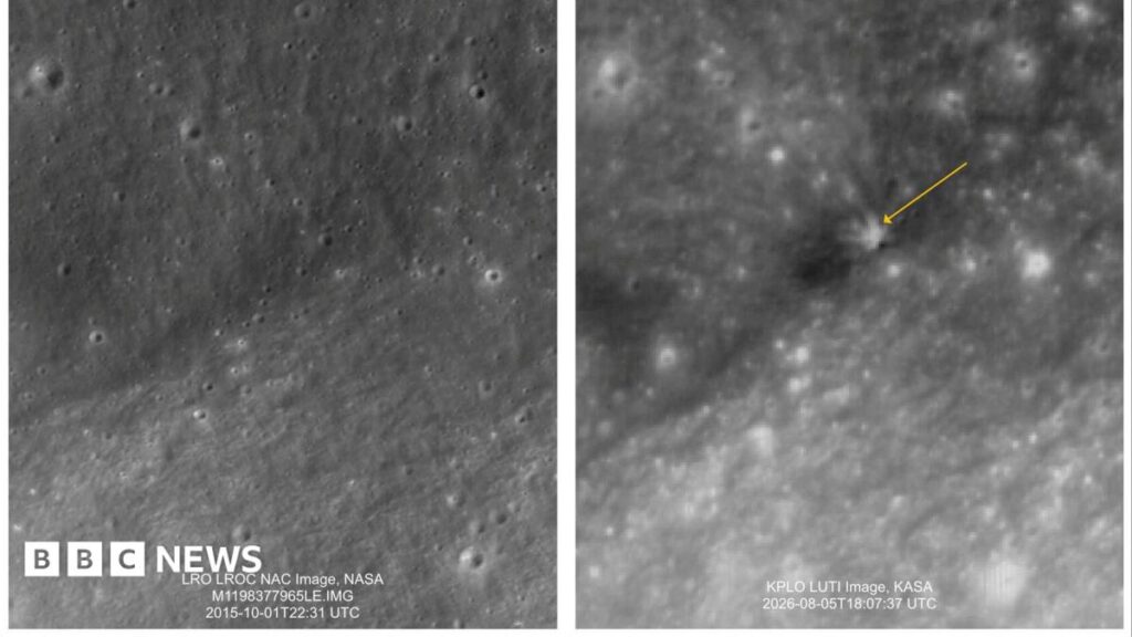 South Korea space agency shares Moon images after SpaceX rocket debris crash