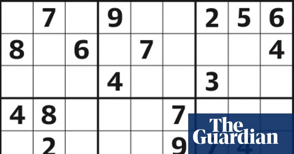 Sudoku 7,412 easy