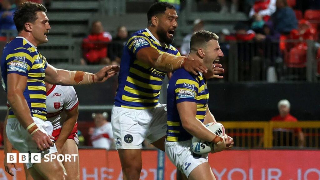 Super League: Hull KR 28-34 Warrington Wolves