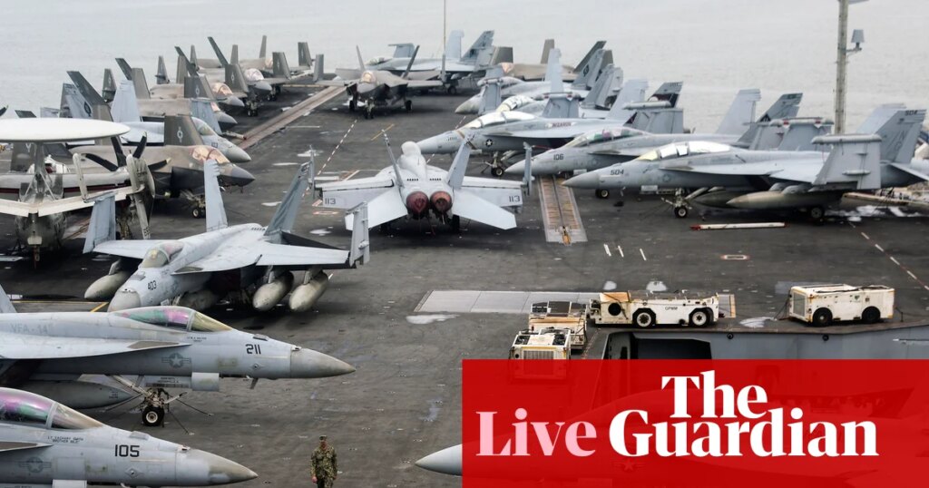 Trump orders Pentagon to scrap modern jet launching tech on new US aircraft carrier and revert to steam catapults – as it happened | Trump administration