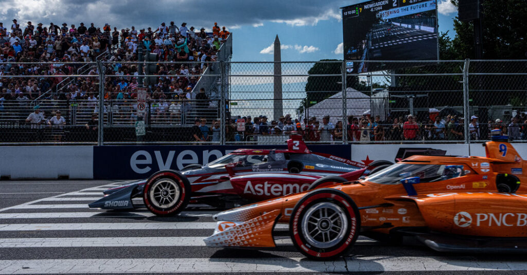 Trump’s Summer of Fun Ends With IndyCar Race on Streets of D.C.