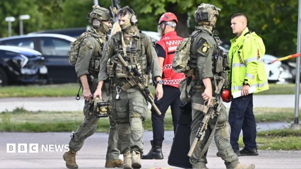 Two seriously injured after sword attack at Swedish school