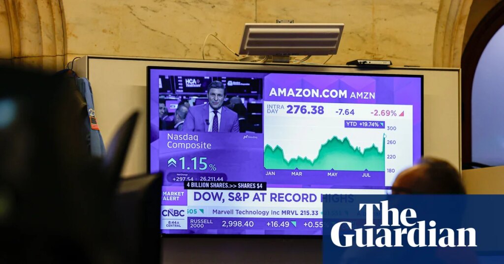 US stock market hits record highs as AI profits pile and oil prices ease | Stock markets