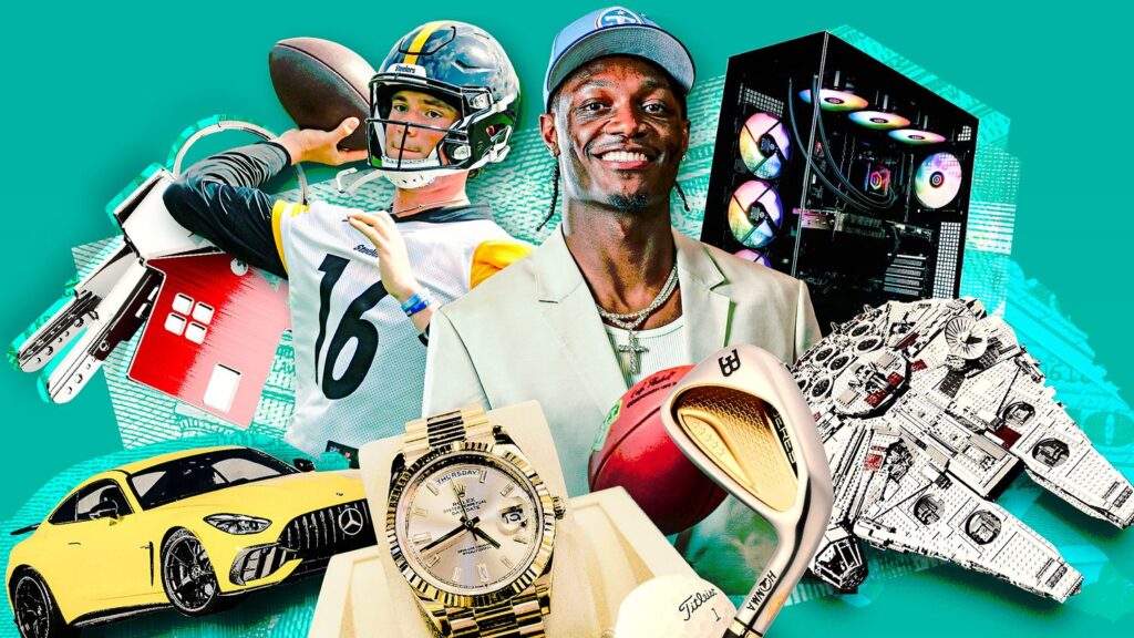 What have 2026 NFL rookies spent their first paychecks on?