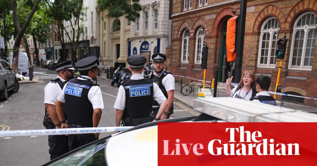 Woman arrested after four men stabbed in Covent Garden – latest | London