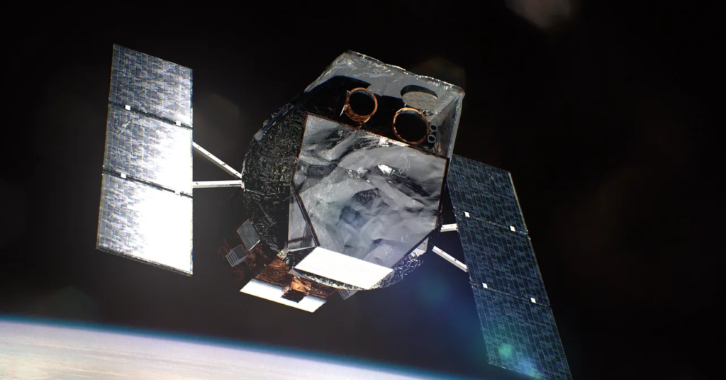 A Satellite Falling Out of Orbit Embarks on Its Final Mission