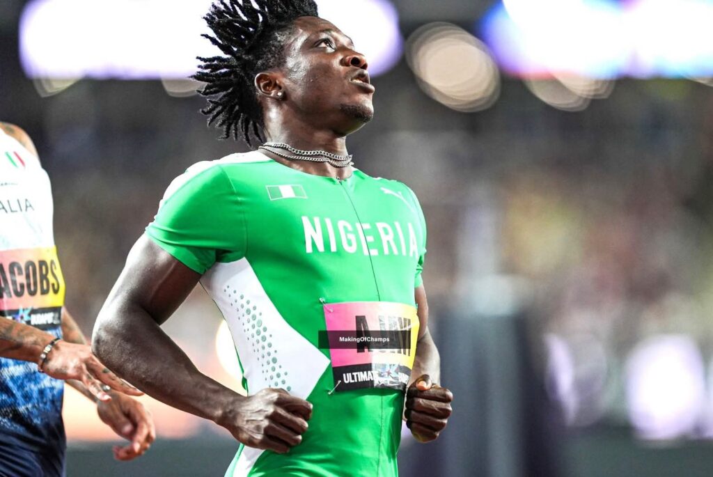 Ajayi finishes as fastest African in 100m final, wins ,000