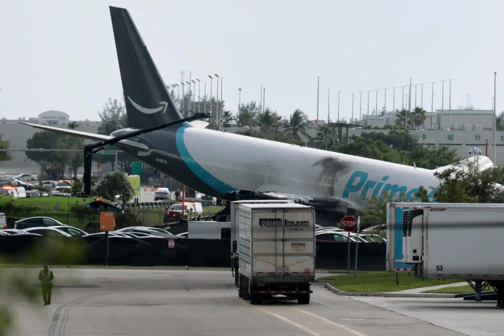 Amazon Cargo Plane Crashes At Miami Airport: Here’s What We Know Amazon Cargo Plane Crashes At Miami Airport: Here’s What We Know