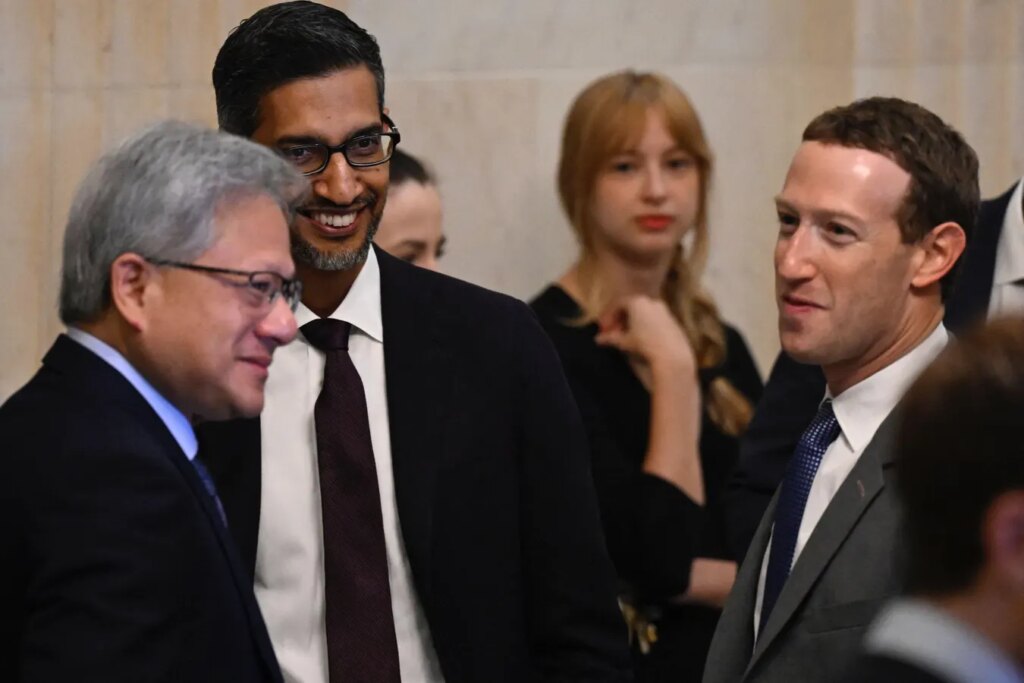 Billionaires Mark Zuckerberg And Jensen Huang Offer AI Slowdown Counterarguement