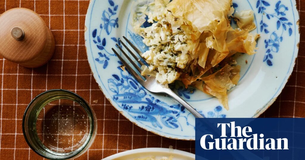 Cheese pie, seed crackers and prawn rolls: Ravinder Bhogal’s recipes for cooking with filo | Food