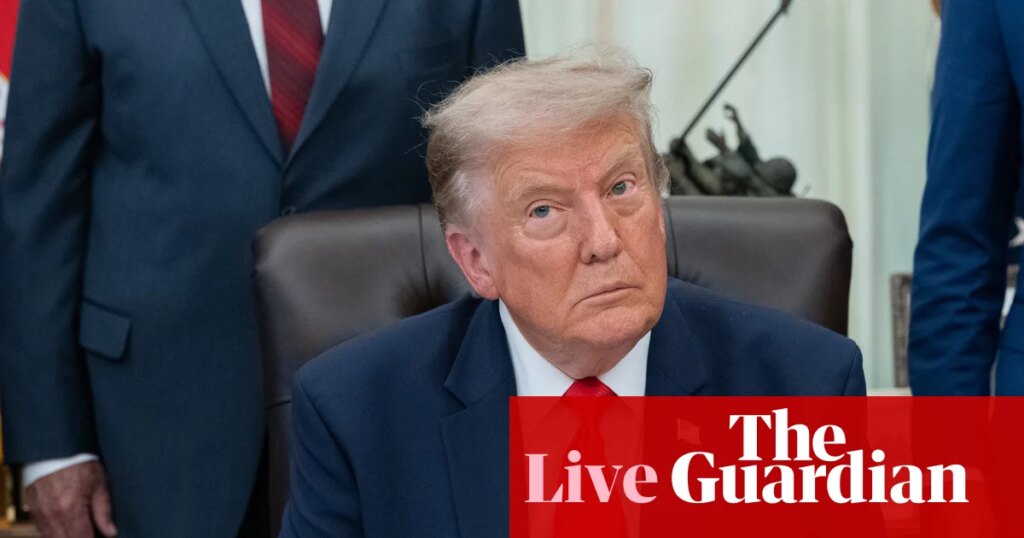 Democrats hit back at Trump after president floats changing name of New Mexico to ‘New America’ – US politics live | US politics