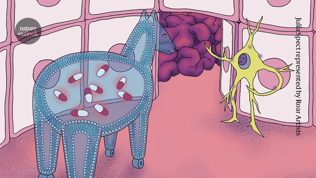 Drug-delivering particles aim to breach the blood–brain barrier