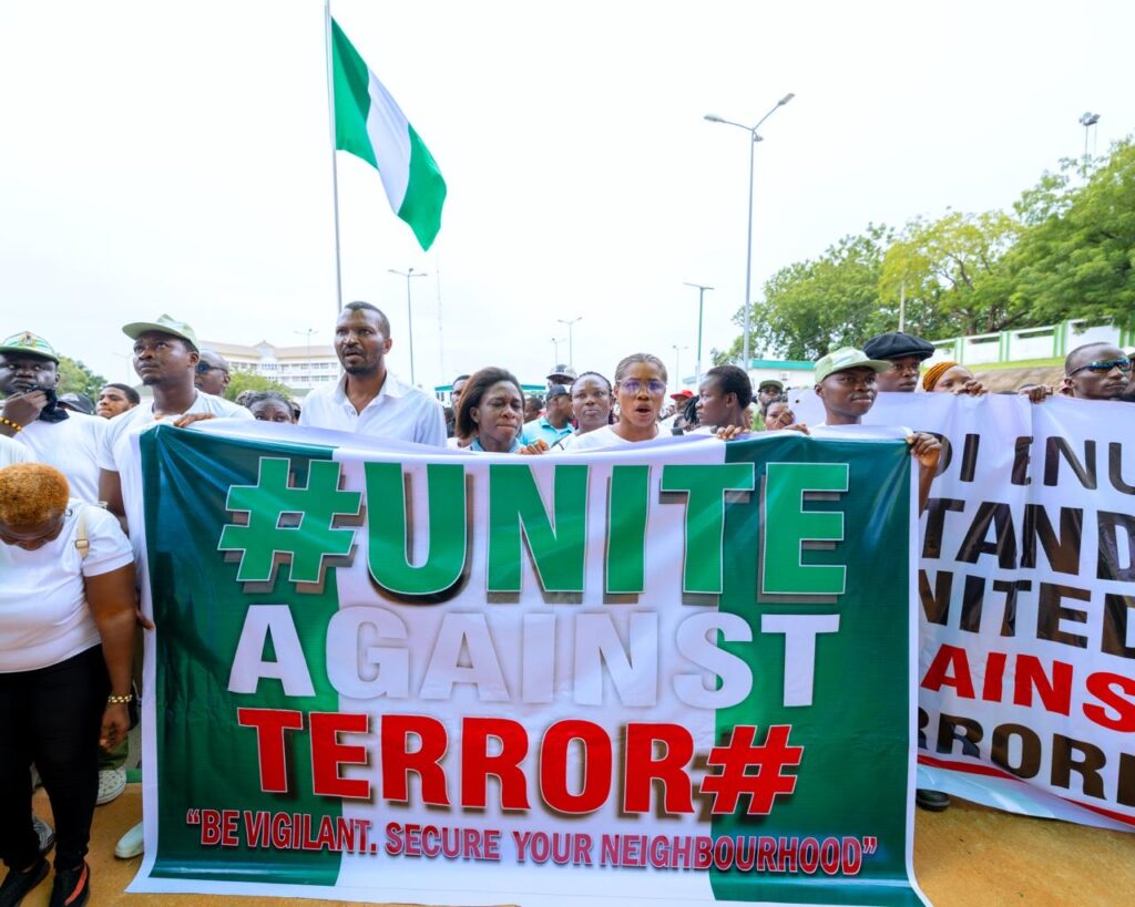 Enugu youths unite against terror, declare support for war on insecurity