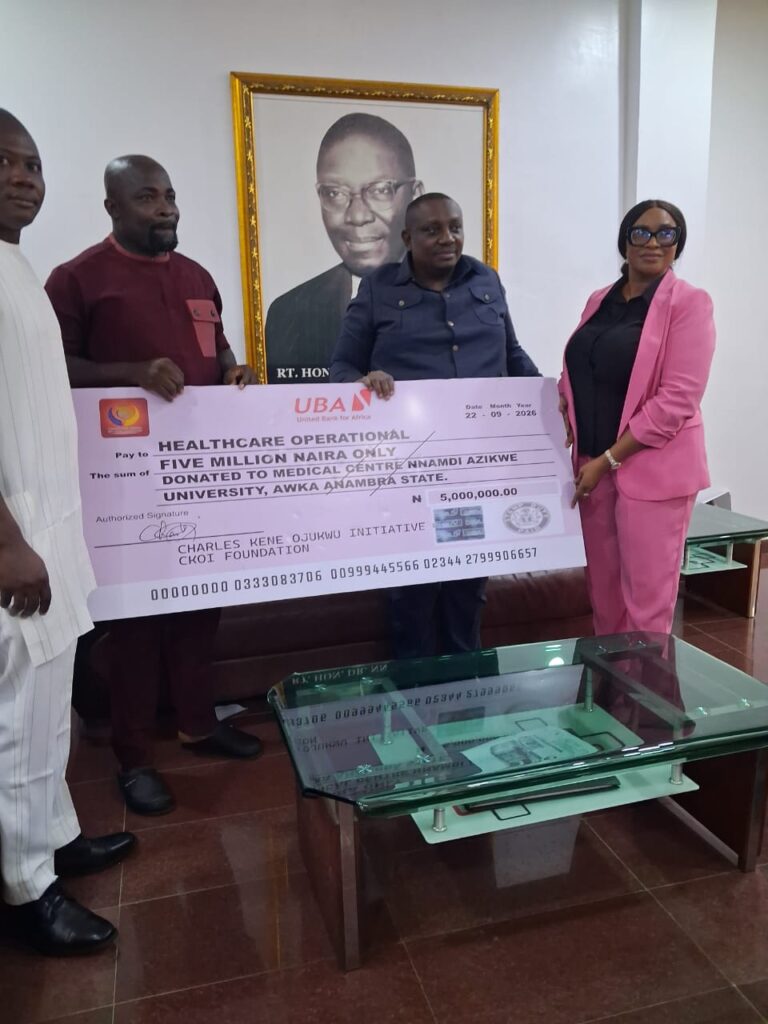 Foundation Donates N5m For UNIZIK Medical Centre Walkway Reconstruction – THISDAYLIVE