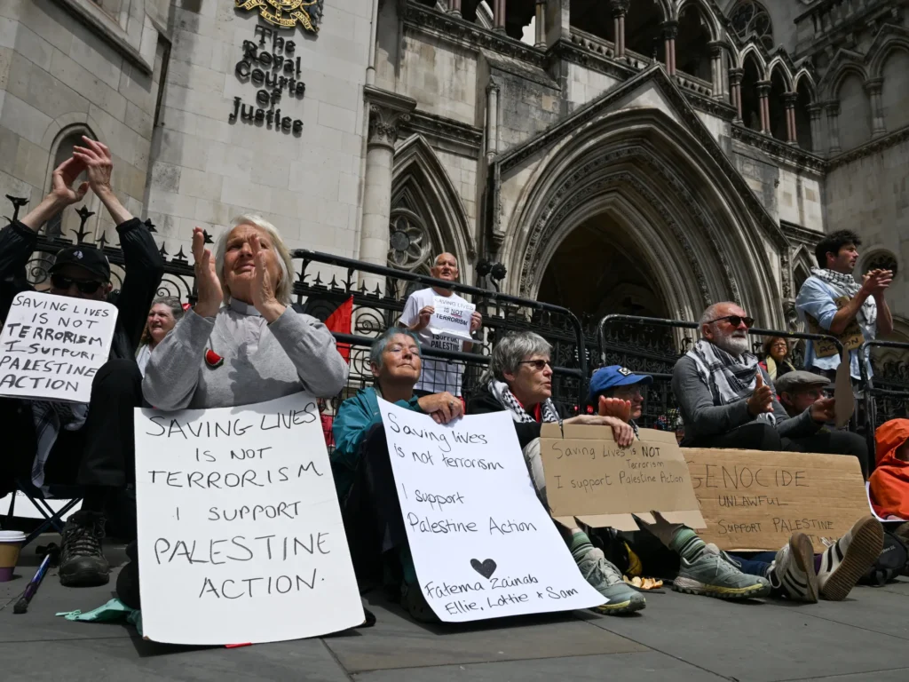 Four imprisoned Palestine Action activists appeal ‘terrorism’ sentences | Israel-Palestine conflict News